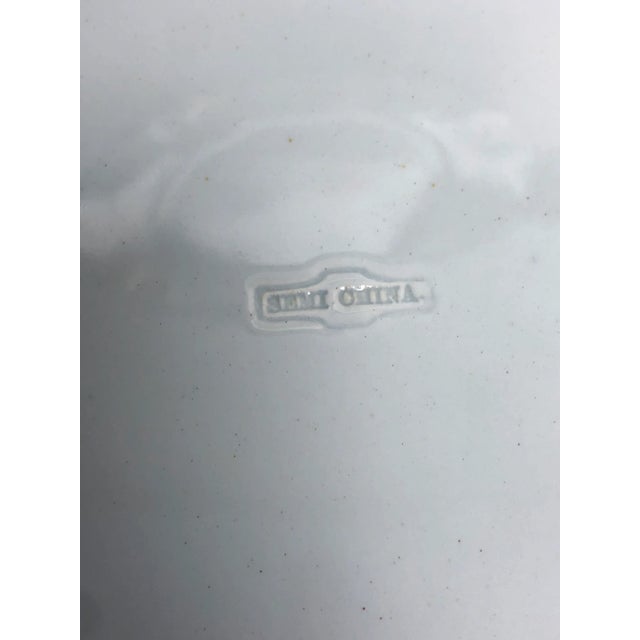 Mid 19th Century Circa 1840 Antique English Transferware Plates- Set of 8 For Sale - Image 5 of 12