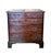 A Small George III Period Mahogany and Brass Chest of Drawers For Sale - Image 9 of 15