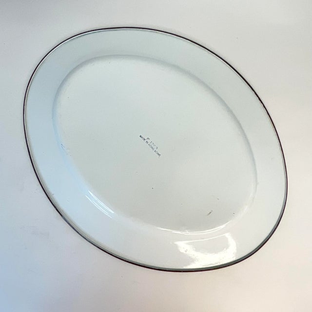 1980s Vintage Americana Boho Chic Thanksgiving Colorful Enamel Tole Turkey Platter. For Sale - Image 10 of 10