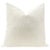 Pair of beautiful custom-made roman cut velvet pillows in alabaster. Meticulously handcrafted with serged interior seams,...