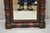 Antique American Empire Walnut Leaf Carved Wall Console Pier Mirror For Sale - Image 4 of 12