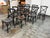 French Restoration Hardware Metal Madeleine Side Chairs, Set of Ten For Sale - Image 3 of 12