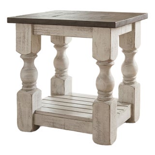Stonegate Pillar Style Side Table For Sale