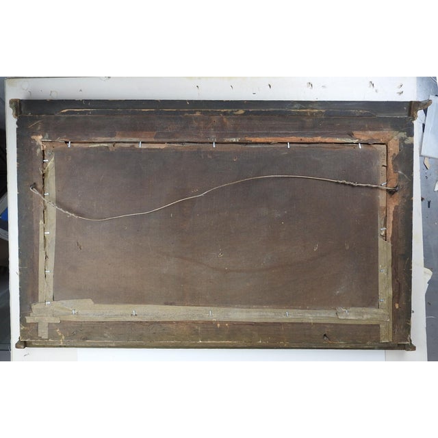 Black Mid 19th Century Renaissance Revival Mirror Lion Head Crest For Sale - Image 8 of 8