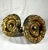 Pair Large 19th C. American Federal Empire Brass Curtain Tie Backs. For Sale - Image 4 of 11