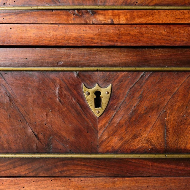 Late 17th Century French Empire Cherry Wood Commode With Marble Top For Sale - Image 14 of 16