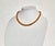 Metal Brazilian Faceted Citrine Beaded Necklace, 19.5 Inches Long For Sale - Image 7 of 8