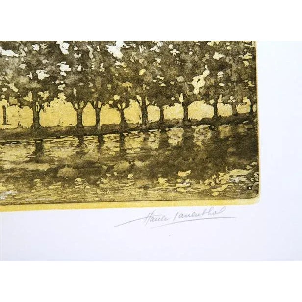 Artist: Hank Laventhol, American (1927 - 2001) Title: Golden Apple Year: circa 1980 Medium: Aquatint Etching, signed and...