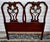 Chippendale Style Mahogany Twin Headboards Pair Carved Wood 1960s Set Vintage For Sale - Image 11 of 12
