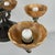 Swedish 5-Light Chandelier in Nickel Plated Brass and Alabaster, 1920s For Sale - Image 9 of 18