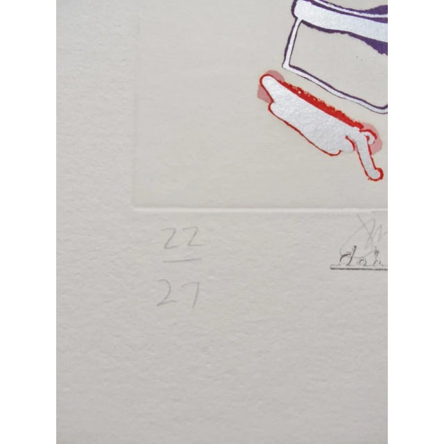 American John Chamberlain Signed Print 'Little More How' From 'Outer Signs of Inner Grace' Suite 1986, Number 22 / 27, Unframed For Sale - Image 3 of 10