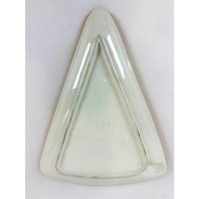 Mid-Century Modern Italian Ceramic Cheese Plate from Bassano, 1970s For Sale - Image 6 of 8