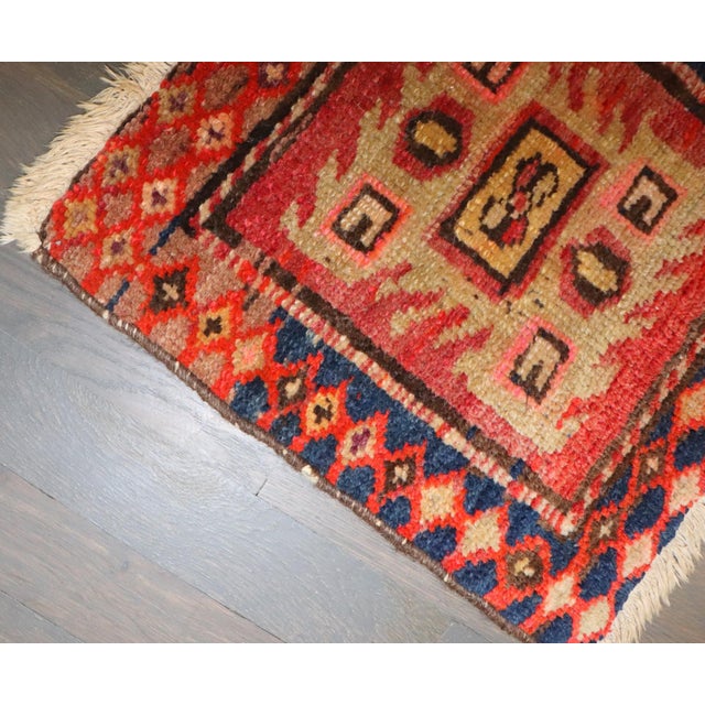 Mini Persian Kurd Rug no. j4298 For Sale - Image 4 of 4