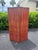 Red 1940s American Industrial Red Lacquer Wood & Leather Room Divider Screen For Sale - Image 8 of 8