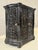 Black Antique French Decorative Fireplace Insert with Ornate Cast Iron in Black, 1900s For Sale - Image 8 of 9