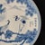 White Chinese Ceramic Plate,Blue and White Porcelain Plate Hand Painted Pine and Crane Pattern For Sale - Image 8 of 11