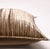 Vintage Brown Velvet Striped Throw Pillow - 18 Inches For Sale - Image 4 of 6
