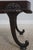 Vintage Leather Top Cornucopia Carved Mahogany Coffee Table For Sale - Image 11 of 13