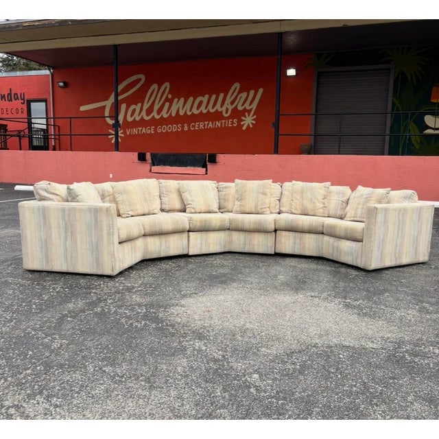 Mid-Century Modern Postmod Carter Sectional For Sale - Image 3 of 12