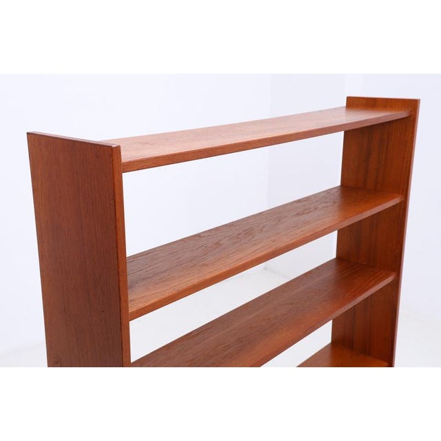 Wood Vintage Teak Bookcase in Wood, 1960s For Sale - Image 7 of 18