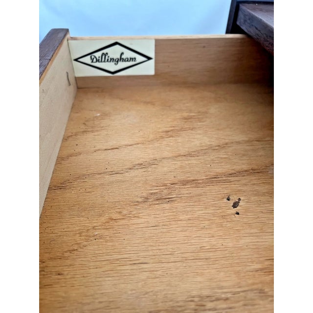 Rare Mid-Century Modern Walnut Desk by Merton Gershun for Dillingham "Esprit" For Sale - Image 10 of 15