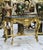 French French Style Console Table Black Marble Topped Gold Details For Sale - Image 3 of 4