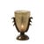 Pair of Mid-Century Sculptural Hand-Blown Smoke Murano Bullicante Glass Uplights For Sale - Image 12 of 17