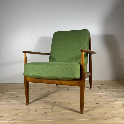Vintage Armchair by Grete Jalk, Denmark, 1961 For Sale - Image 3 of 8