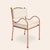 Orange Panarea Armchair in Spritz with Orange and White Upholstery by Ceraudo, 2010s For Sale - Image 8 of 8