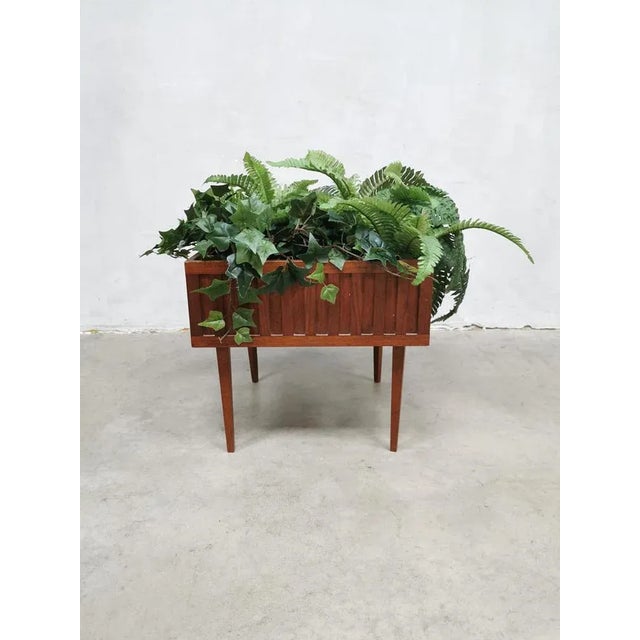 Danish Teak Indoor Plant Stand For Sale - Image 3 of 5