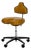 Mid-Century Industrial Leather Dental Office Chair by Chyres Virginia, USA, 1980s For Sale