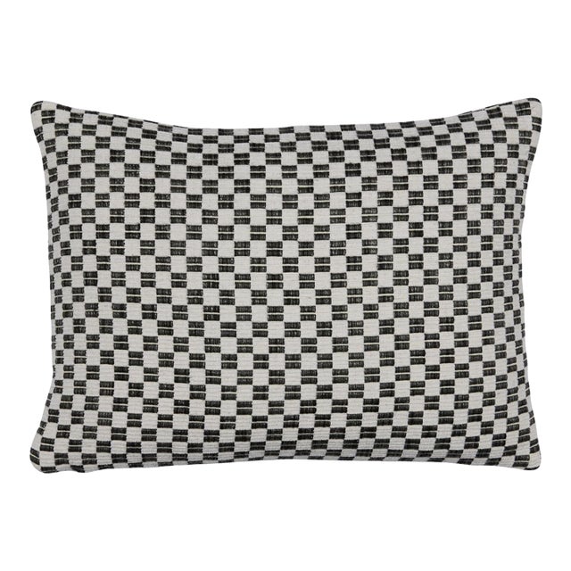 Schumacher Elkhart 16" Lumbar Pillow In Black For Sale