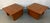 Pair of vintage mid-century modern teak end tables, expertly crafted in Denmark by the renowned Vildbjerg Møbelfabrik....