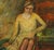 Lady is an orignal modern artwork realized by Antonio Feltrinelli in the 1930s. Mixed colored oil painting on canvas. Not...
