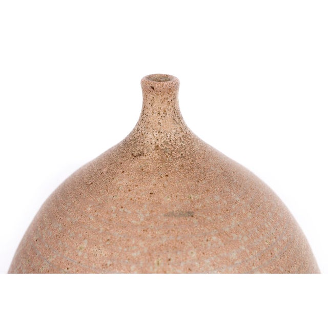 Mid-Century Modern Clyde Burt Ombre Ceramic Vase For Sale - Image 3 of 6
