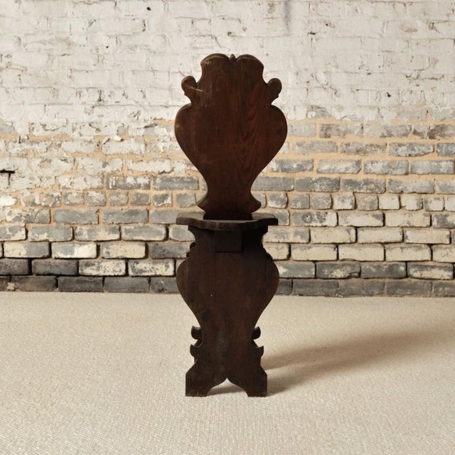 Early 20th Century 1900s French Oak Gothic Style Chair For Sale - Image 5 of 9
