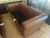 VIntage Pair of Ralph Lauren Home Brompton Leather Sofas-Cognac Leather, Nailhead Trim & Custom Upholstery For Sale - Image 11 of 17