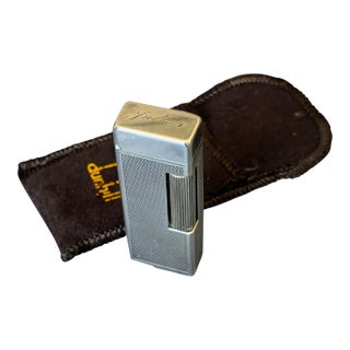 40's Dunhill Palladium Plated Classic Rollerlite For Sale