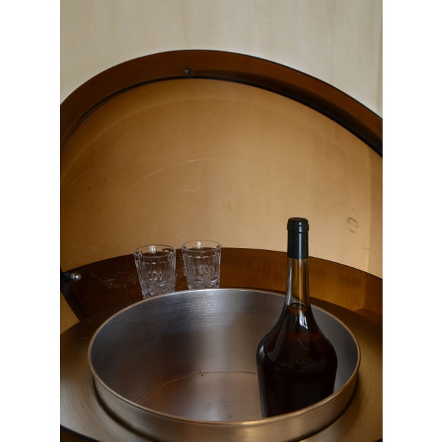 Metal Space Age Bar Cabinet For Sale - Image 7 of 9