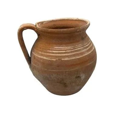 Farmhouse Antique Hungarian Folk Art Pottery For Sale - Image 3 of 5