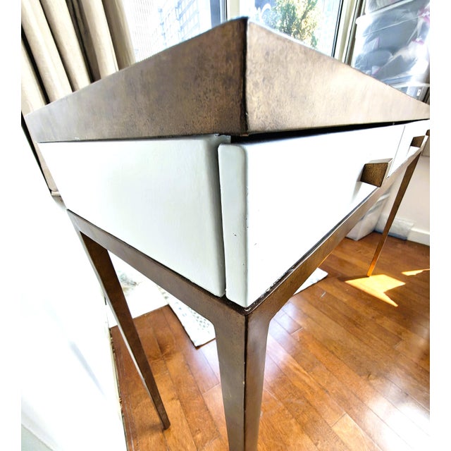 Metal Julian Chichester Frank Console- 3 Drawers For Sale - Image 7 of 9