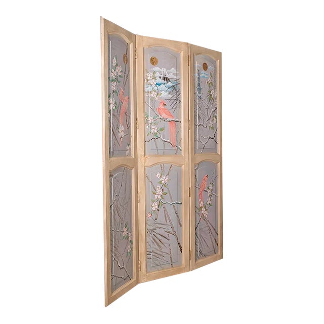 1900s Antique Victorian English Privacy Screen For Sale