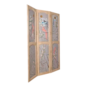 1900s Antique Victorian English Privacy Screen