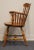 Wood Nichols & Stone Solid Hard Rock Maple Colonial Early American Comb Back Dining Arm Chair For Sale - Image 7 of 10