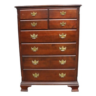 Late 20th Century Kincaid Furniture Cherry Gentleman’s Chest For Sale
