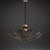 Gold Sputnik Brass Chandelier, Italy, Mid-20th Century For Sale - Image 8 of 9