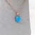 2ct Turquoise Pendant in Solid 14k Rose Gold For Sale - Image 4 of 6