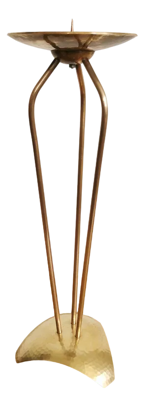 Bauhaus Floor Candleholder by Alfred Schäffer, 1940s