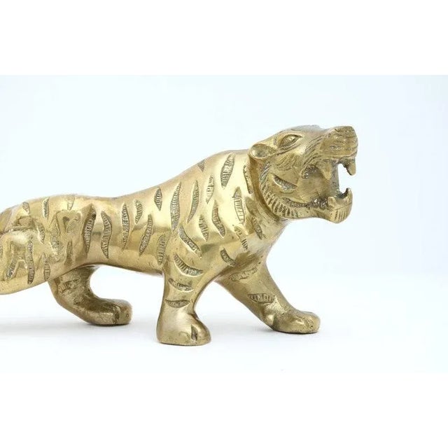 Vintage Brass Tiger Figurine For Sale In Phoenix - Image 6 of 11