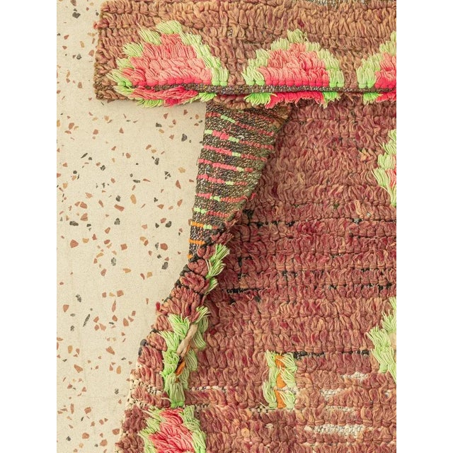 Textile Vintage Boujad Berber Carpet For Sale - Image 7 of 10